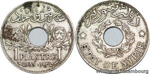 R4303 Syria 1 Piastre Etat de Syrie 1935 (a) Paris -> Make offer