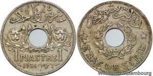 R4310 Syria 1 Piastre Etat de Syrie 1936 (a) Paris -> Make offer