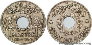 R4312 Syria 1 Piastre Etat de Syrie 1936 (a) Paris -> Make offer