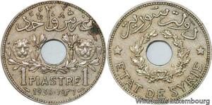 R4313 Syria 1 Piastre Etat de Syrie 1936 (a) Paris -> Make offer
