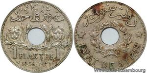 R4318 Syria 1 Piastre Etat de Syrie 1936 (a) Paris -> Make offer