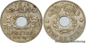 R4326 Syria 1 Piastre Etat de Syrie 1936 (a) Paris -> Make offer