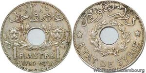 R4327 Syria 1 Piastre Etat de Syrie 1936 (a) Paris -> Make offer