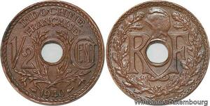 R4336 French Indochina 1/2 Cent 1940 (a) Paris AU -> Make offer