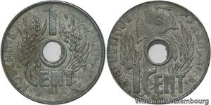 R4345 French Indochina 1 Centième Fautée Date Illisible Hanoi AU -> Make offer