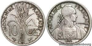R4400 French Indochina 10 Cents Turin 1939 (a) Paris -&gt; Make offer