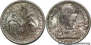 R4409 French Indochina 10 Cents Turin 1941 S San Francisco UNC -> Make offer