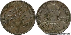 R4412 French Indochina 10 Cents Turin 1941 S San Francisco AU -> Make offer