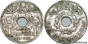 R4431 Lebanon 1 Piastre Etat du Grand Liban 1925 (a) Paris -> Make offer