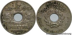 R4459 Lebanon 1 Piastre Etat du Grand Liban 1925 (a) Paris -> Make offer