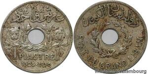 R4462 Lebanon 1 Piastre Etat du Grand Liban 1925 (a) Paris -> Make offer