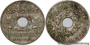 R4472 Lebanon 1 Piastre Etat du Grand Liban 1925 (a) Paris -> Make offer