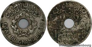 R4480 Lebanon 1 Piastre Etat du Grand Liban 1925 (a) Paris -> Make offer