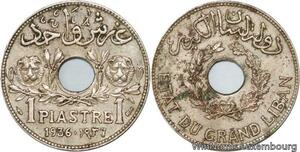 R4523 Lebanon 1 Piastre Etat du Grand Liban 1936 Paris -> Make offer