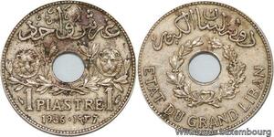 R4525 Lebanon 1 Piastre Etat du Grand Liban 1936 Paris -> Make offer