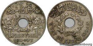 R4537 Lebanon 1 Piastre Etat du Grand Liban 1936 Paris -> Make offer
