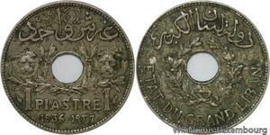 R4548 Lebanon 1 Piastre Etat du Grand Liban 1936 Paris -> Make offer