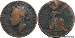 R4661 United Kingdom Farthing George IV 1826 -> Make offer