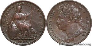 R4664 United Kingdom Farthing George IV 1823 -> Make offer