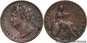 R4668 United Kingdom Farthing George IV 1825 -> Make offer