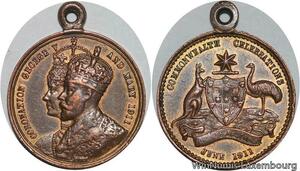 R4675 Token Australia Coronation George V Mary 1911 AU -> Make offer
