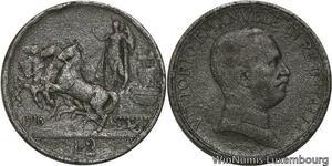 R4706 Italie 2 Lire  Vittorio Emanuele III 1916 R Roma -> Make offer