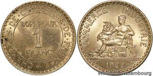 R4721 France 1 Franc Chambre de Commerce 1922 UNC -> Make offer