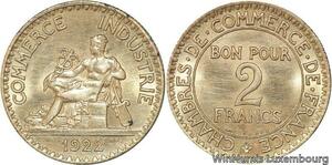 R4731 France 2 Francs Chambre du Commerce 1922 SUP -> Make offer