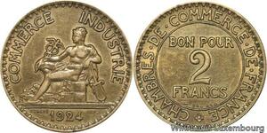 R4733 France 2 Francs Chambre du Commerce 1924 -> Make offer