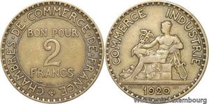 R4735 France 2 Francs Chambre du Commerce 1920 -> Make offer