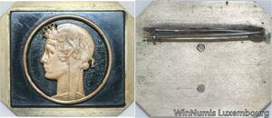 R4737 Elegante Broche à porter 2 Francs Morlon 1930 1939 -> Make offer