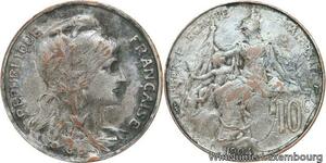 R4741 France 10 Centimes Dupuis 1904 Argentée Silvered -> Make offer