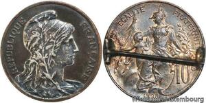 R4742 France 10 Centimes Dupuis 1898 Argentée Silvered SUP -> Make offer