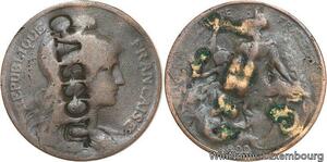 R4744 France 5 Centimes Dupuis 1899 Contremarque Cassou -> Make offer