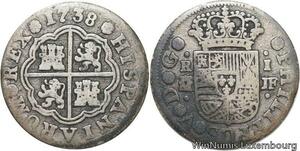 R4747 Spain Real Philip V 1738 JF Silver -> Make offer