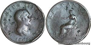 R4803 United Kingdom Half Penny George III 1807 -> Make offer