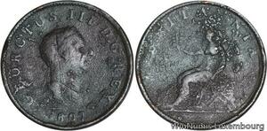 R4804 United Kingdom Half Penny George III 1807 -> Make offer