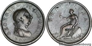 R4813 United Kingdom Penny George III 1806 -> Make offer