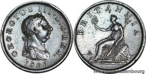 R4815 United Kingdom Penny George III 1807 -> Make offer