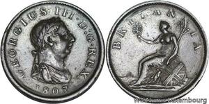 R4816 United Kingdom Penny George III 1807 -> Make offer