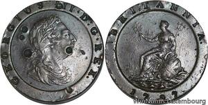 R4822 Rare Australia Colonial 2 Pence George III 1797 Soho -> Make offer