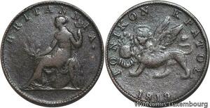 R4824 Greece Onikon Kratos Islands 2 Lepta 1819 -> Make offer
