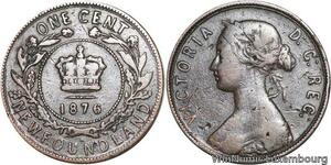 R4827 Canada Newfoundland 1 Cent Victoria 1876 H Heaton -> Make offer