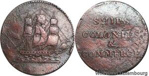 R4829 Canada 1/2 Penny Ships colonies commerce 1835 PE-10-2 -> Make offer