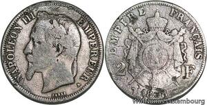 R4850 France Faux époque 2 Francs Napoléon III Cuivre -> Make offer