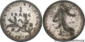 R4854 France Faux époque 1 Franc Semeuse 1901 Plomb -> Make offer