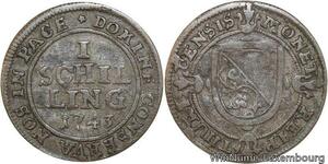 R4882 Switzerland Swiss Cantons Zurich 1 Schilling 1743 -> Make offer