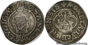 R4891 Rare Switzerland Swiss Cantons Luzern Schilling St. Leodegar Silver >Offer