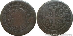 R4911 Switzerland Swiss Cantons Freiburg 2 Kreuzer 1/2 Batzen St Nicolas 1752