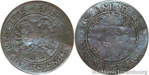 R4915 Switzerland Swiss Cantons 1/2 Batzen Johann Conrad II 1718 ou 1719